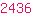 2436
