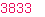 3833