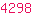 4298