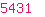 5431