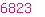 6823