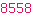 8558