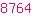 8764