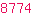 8774