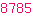 8785