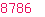 8786