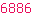 6886
