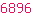 6896