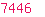 7446