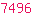 7496