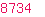 8734