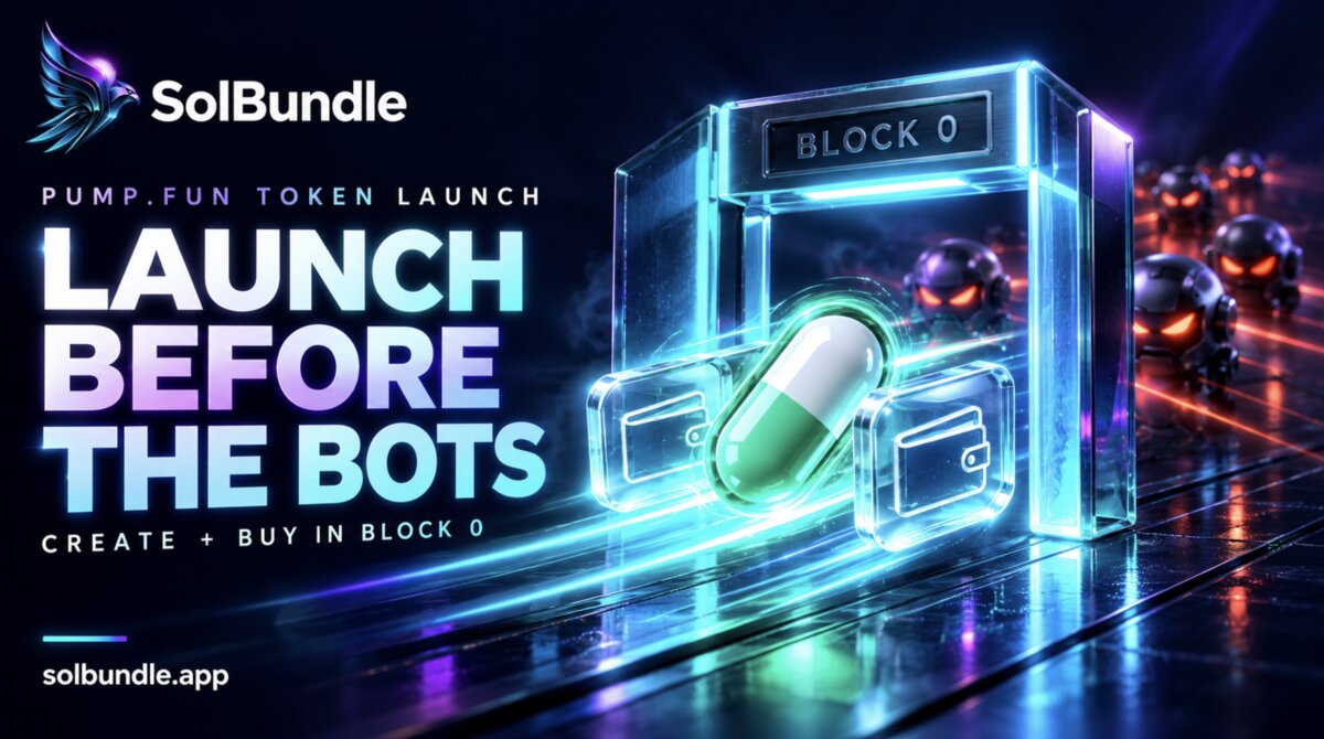 SolBundle illustration: launch a pump.fun token before sniper bots