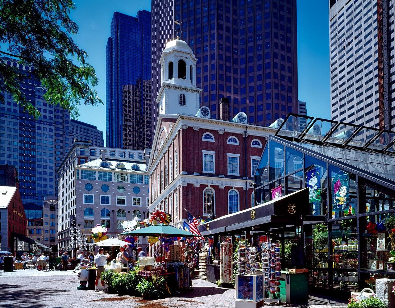 Faneuil Hall Boston Massachusetts landmark historic district